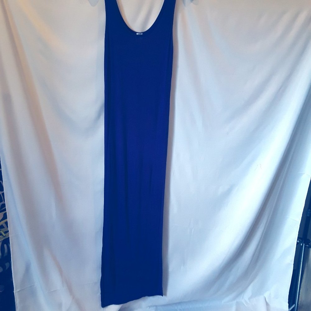 Eilen eggplant side open maxi swim cover up 4/16$